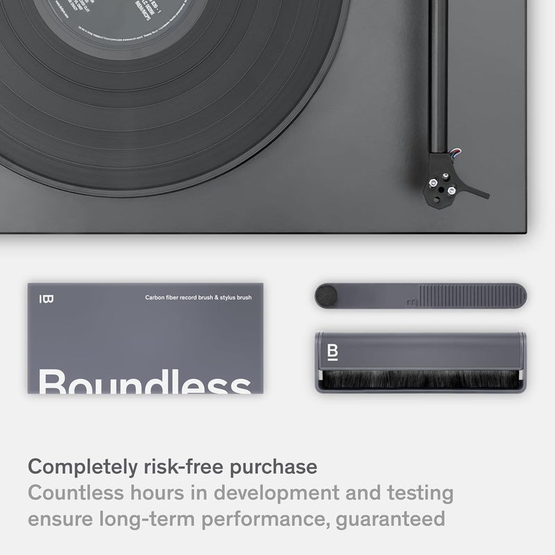 Boundless Audio Record Cleaner Kit - 2-Piece Vinyl Cleaning Kit Includes Record Brush & Stylus Cleaner - Carbon Fiber Anti-Static Vinyl & Stylus Brushes - Image 5